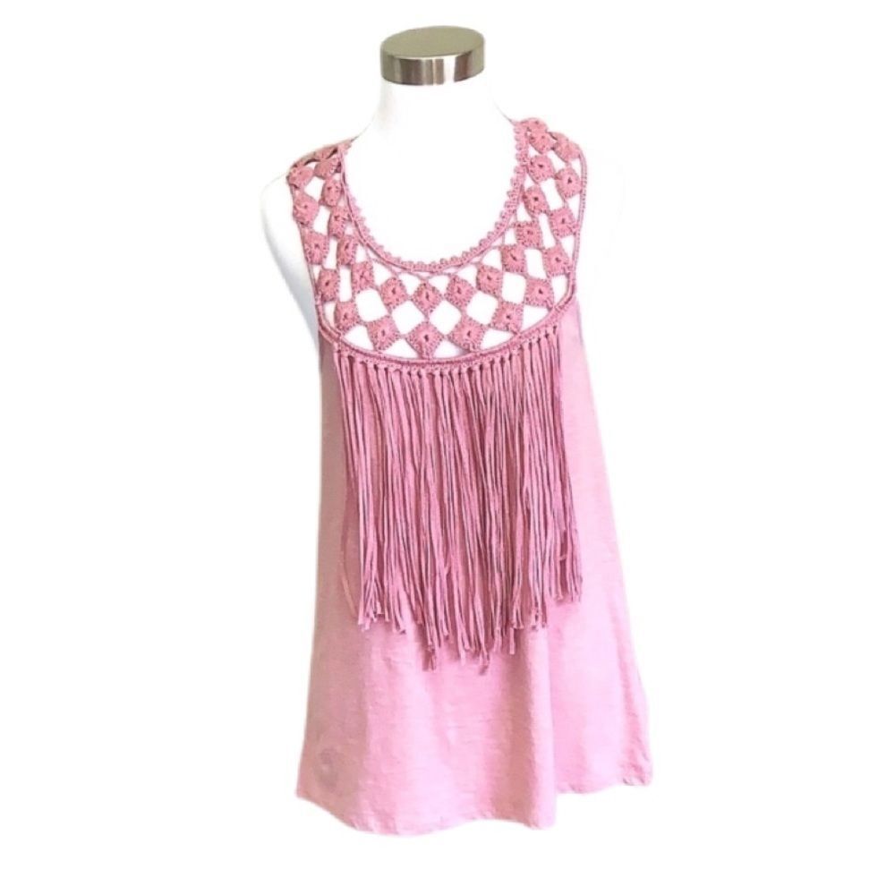 Jessica Simpson Fringe Chic top NWT